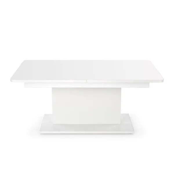 Ławostół rozkładany biały połysk 126 - 167 x 70 cm Busetti