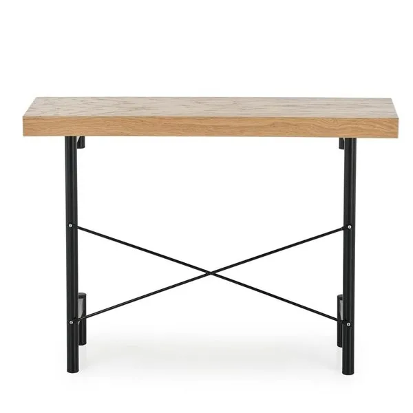 Konsola industrialna dąb / czarna mat 106 cm Inferno