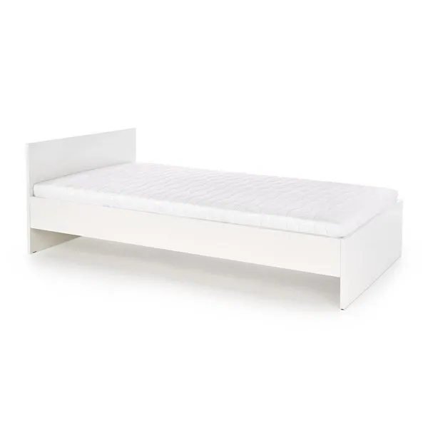 Łóżko jednoosobowe białe 90x200 cm Lima