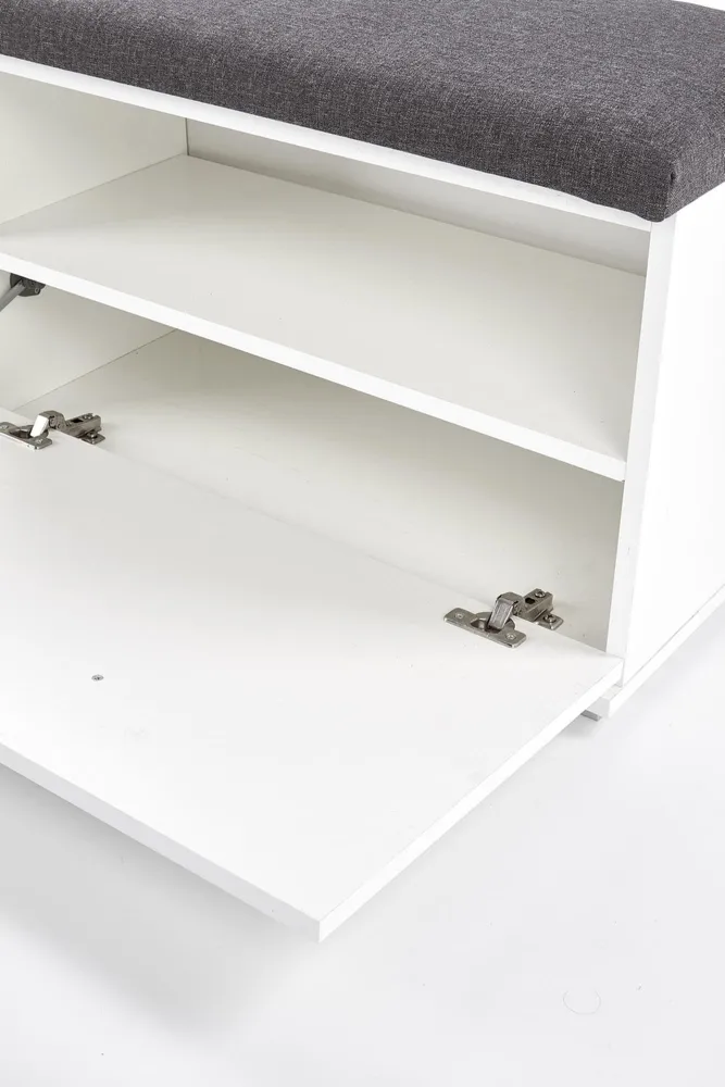 Szafka na buty biała wysoki połysk 32 cm Lima