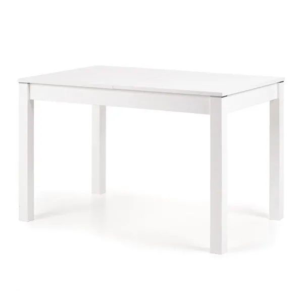 Stół rozkładany biały mat 118 - 158 x 75 cm Maurycy