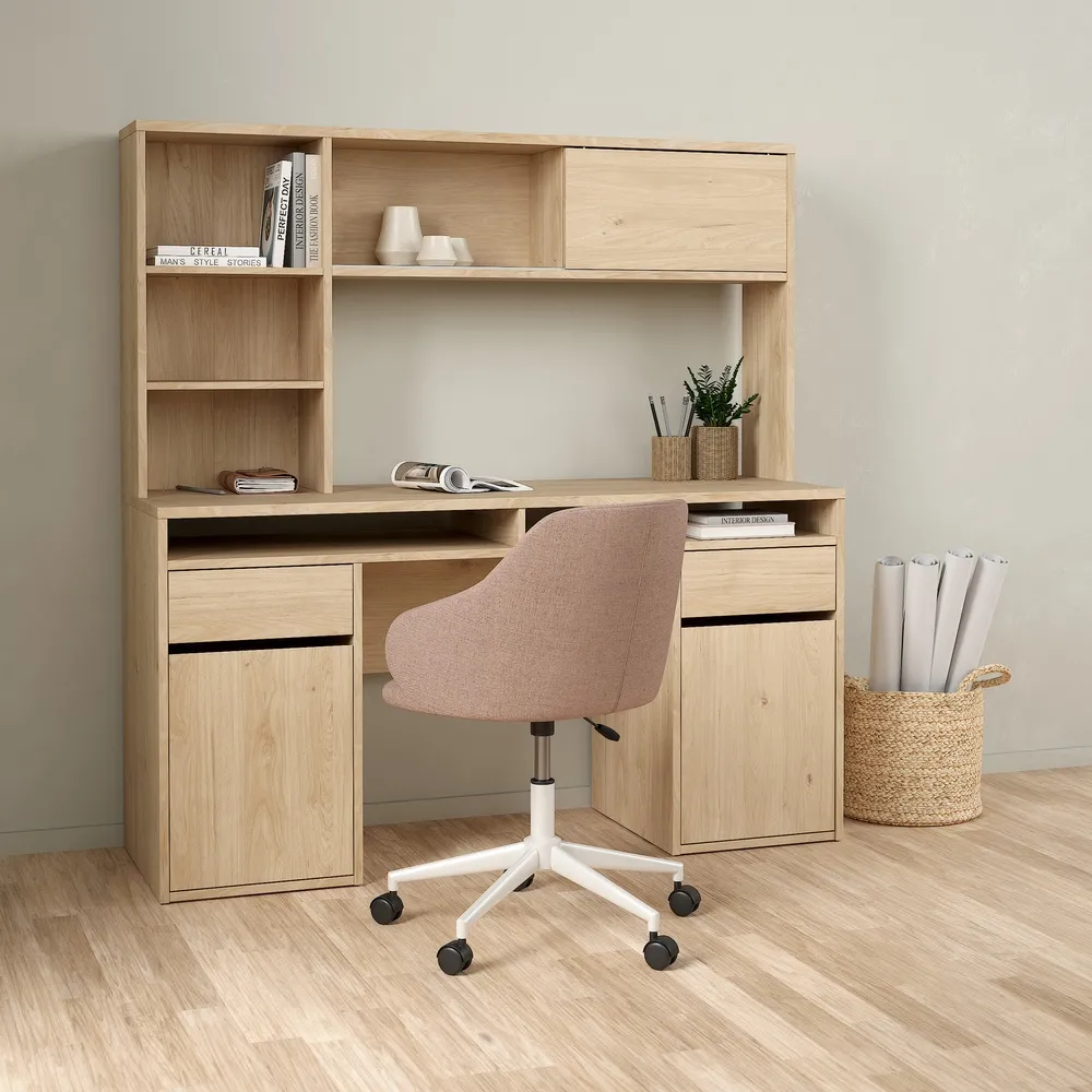 Biurko z nadstawką jackson hickory 149 cm Function Plus