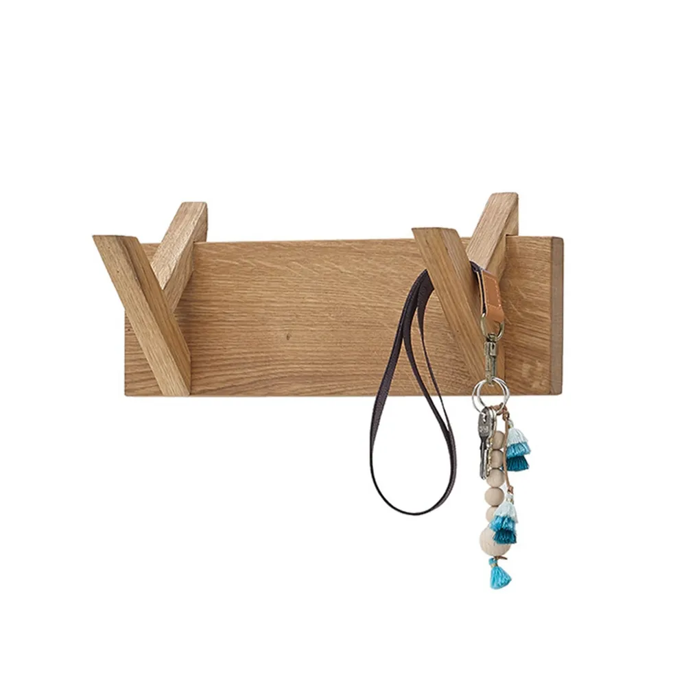 Wieszak ścienny dąb olejowany 30 cm Soline