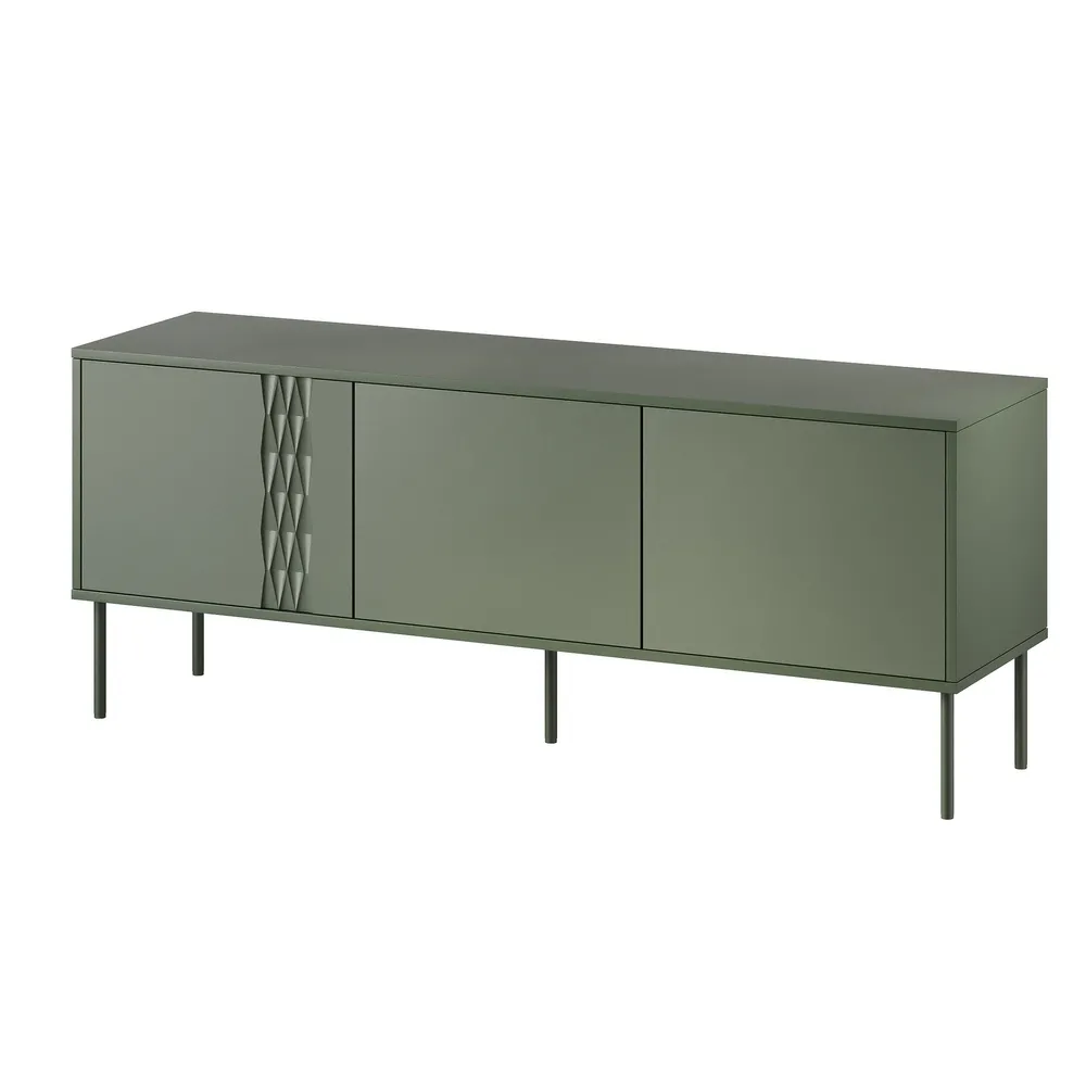 Szafka RTV zielona mat 150 cm Aurelia