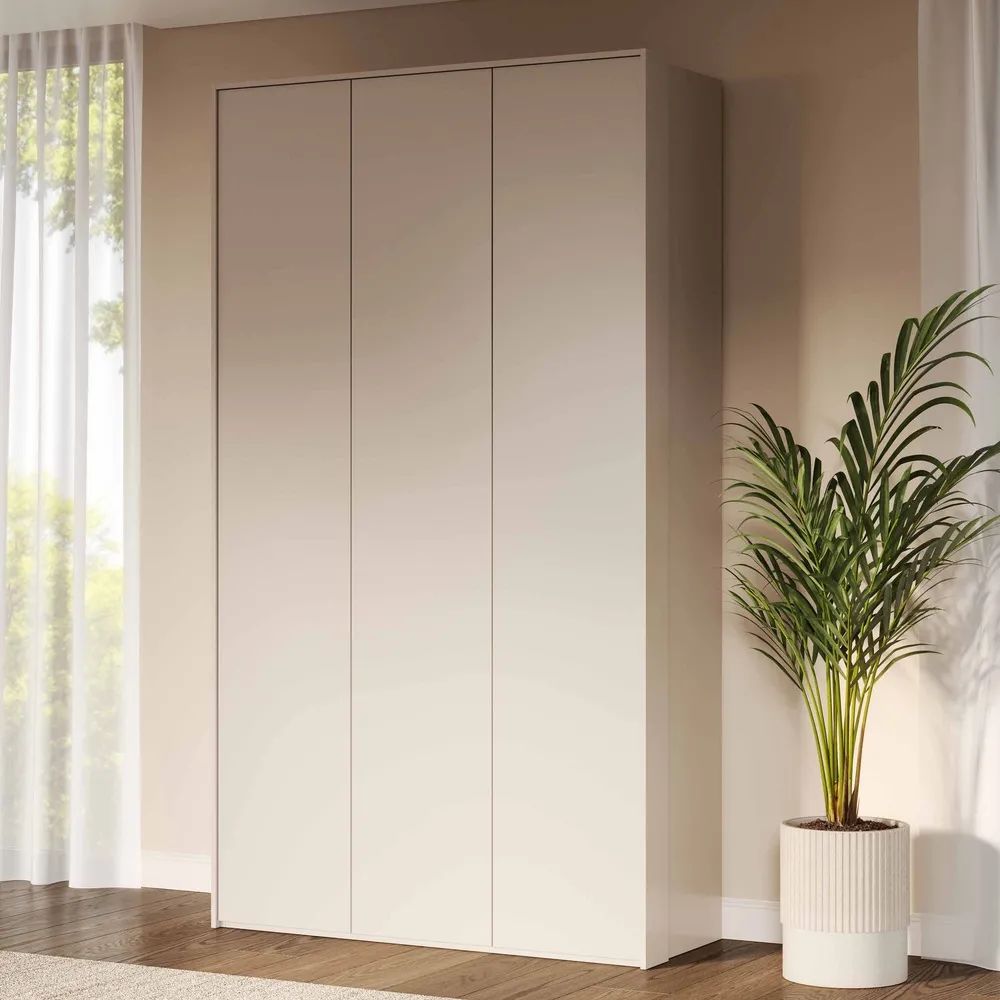 Szafa trzydrzwiowa kaszmir mat 138 x 242 cm Bruno