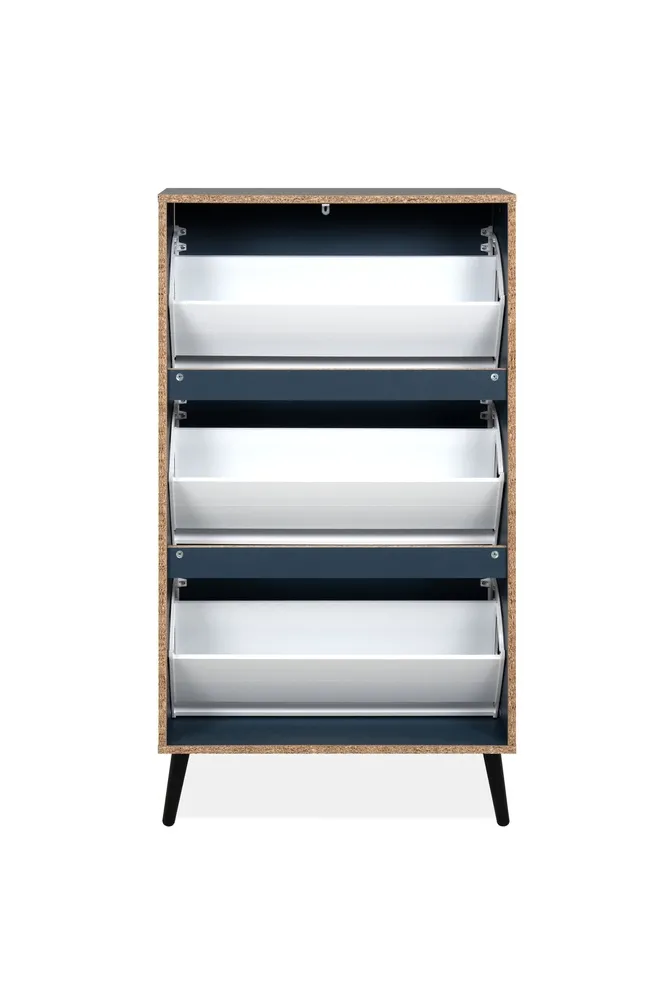 Szafka na buty granatowa mat 70 cm Vigo