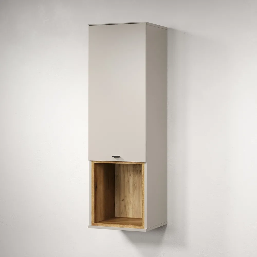 Szafka wisząca kaszmir / dąb mat 40 cm Avolo