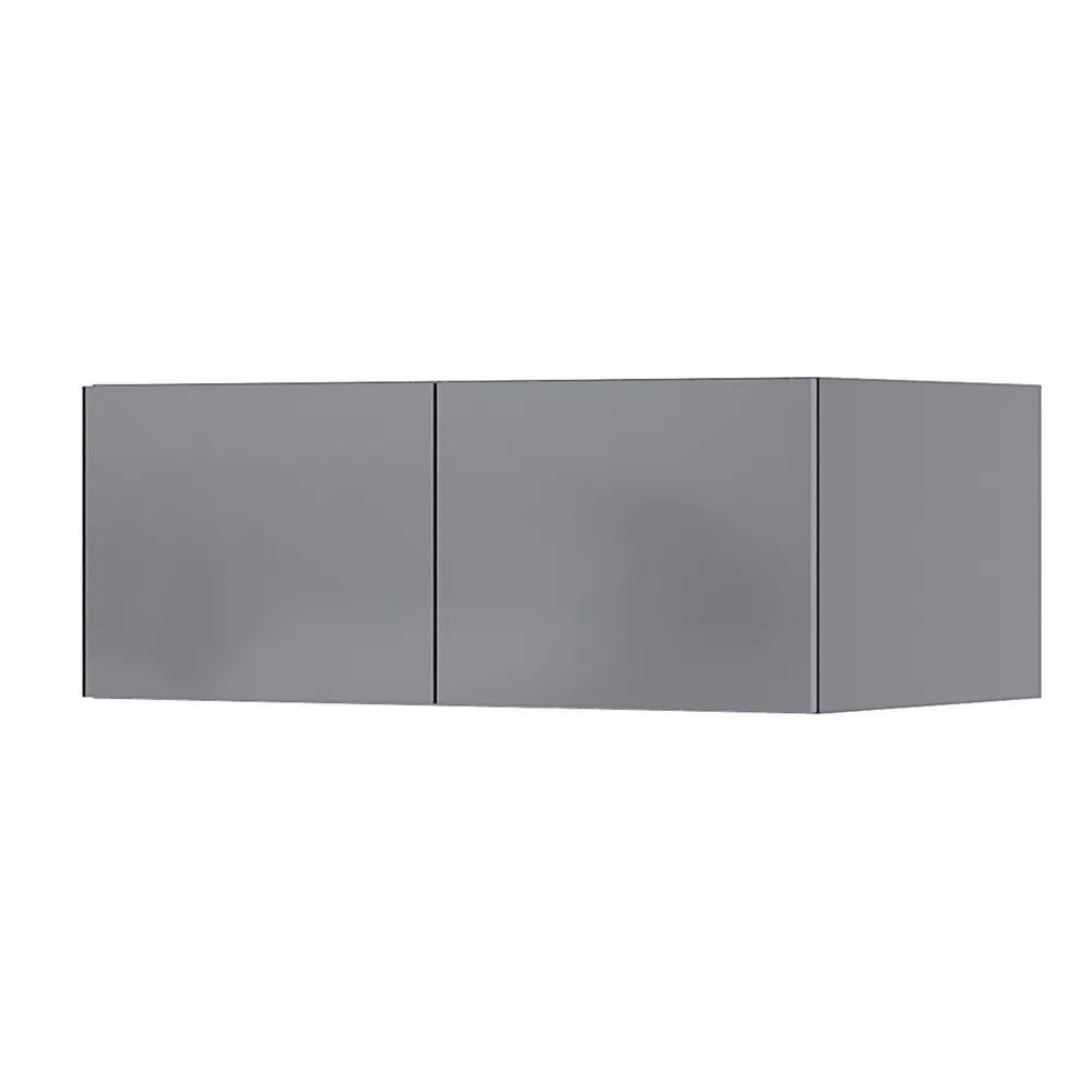 Nadstawka na szafę antracyt / grafit mat 90 x 55 cm Teo