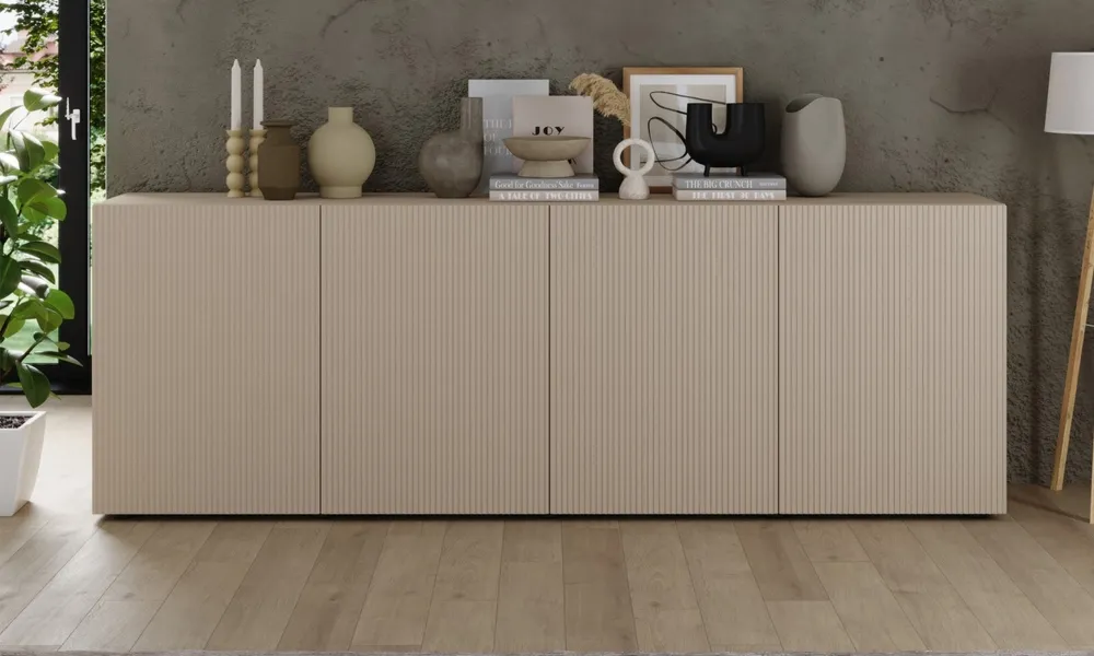 Komoda z drzwiami kaszmir mat 241 cm Corda