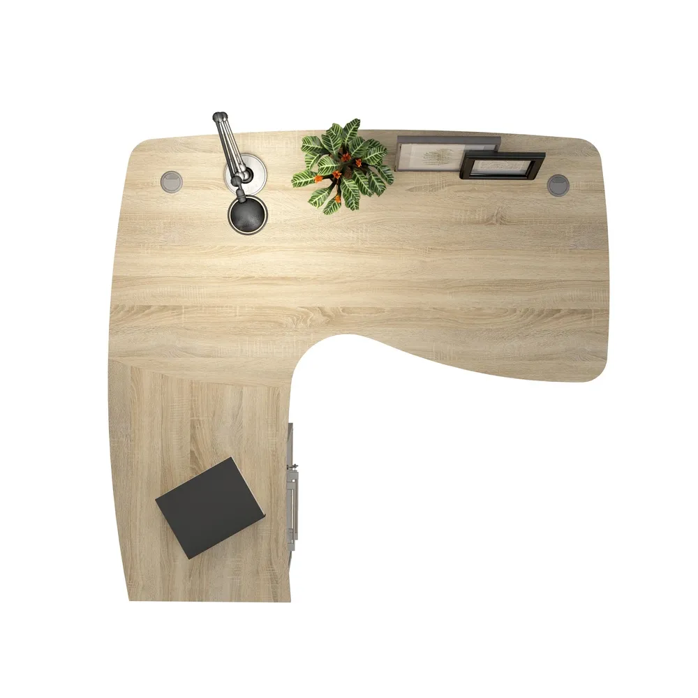 Blat narożny dąb sonoma mat 159 cm Prima