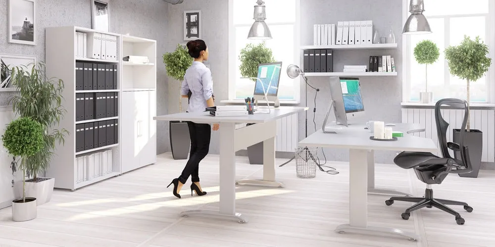 Regał na książki biały mat 89 x 40 x 186 cm Prima