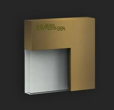 Lampki schodowe led - TICO - patyna -14V - bez ramki