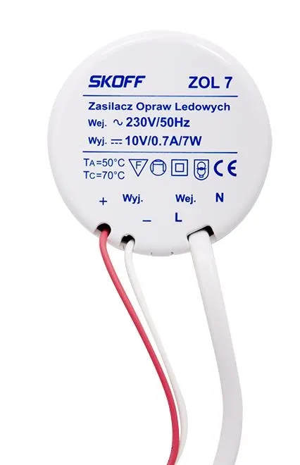 Zasilacz 10VDC / 7 W - ZOL-7