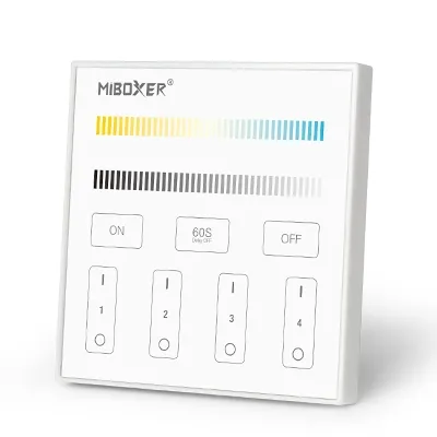 T2 Miboxer - 4-strefowy inteligentny pilot do panelu z regulacją CCT