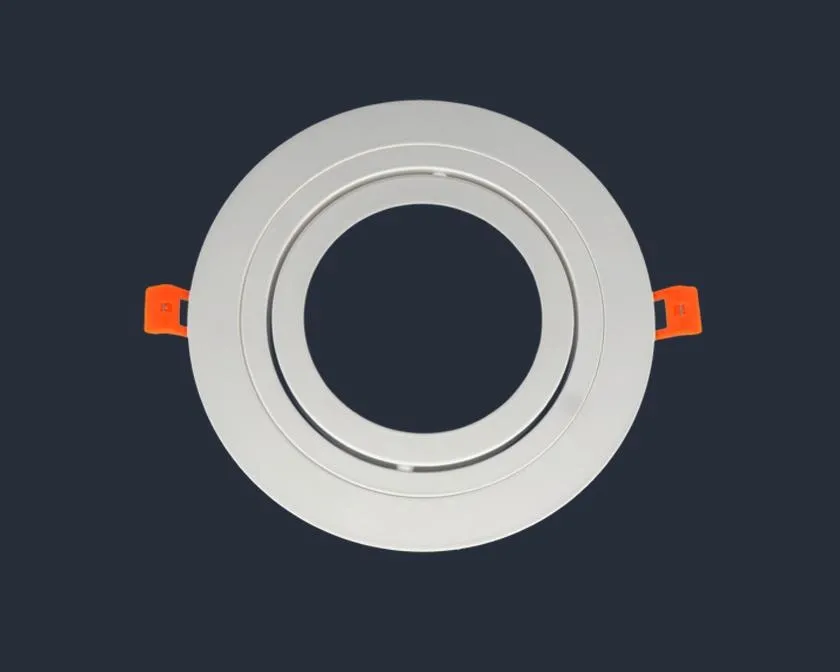 Oprawa aluminiowa AR111 okrągła ruchoma, biały mat