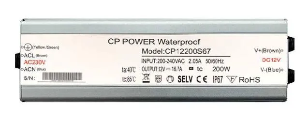 Zasilacz LED 12V 200W - RESCP12200S67 SLIM