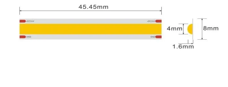 Taśma LED COB NEON 2640 / 24 VDC IP66