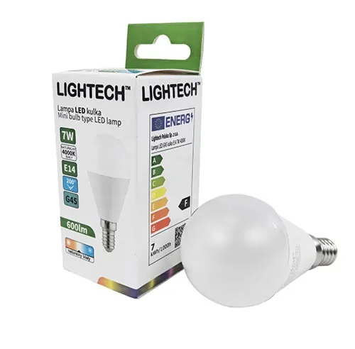 Żarówka LED KULKA 7W 600lm E14 4000K