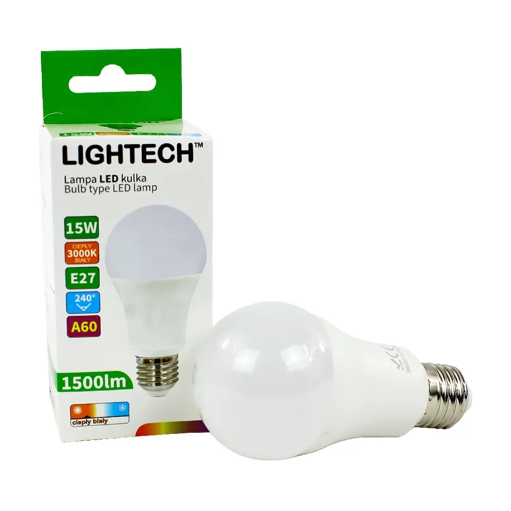 Żarówka LED 15W E27 1500lm 3000K