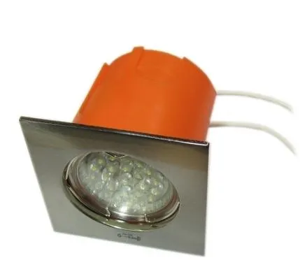 OPRAWA  Schodowa LED do umieszczenia w puszce fi60 - INOX