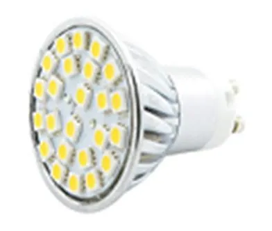 Żarówka LED GU10 5050 x24 230V 4.8W 280lm Biała Ciepła SY