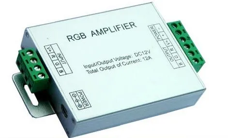 Wzmacniacz RGB do taśm LED RGB - 144W - 12A