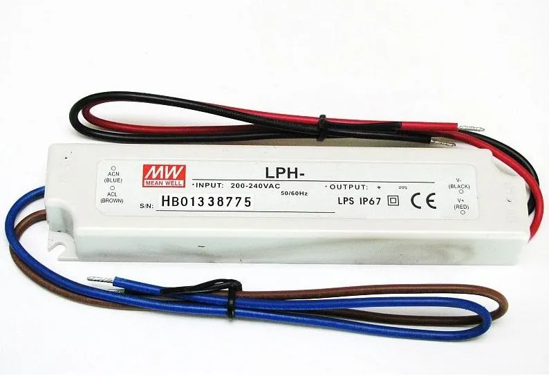 Zasilacz do lampek schodowych -  LPH-18 - 1.5A -12V - IP67 SY