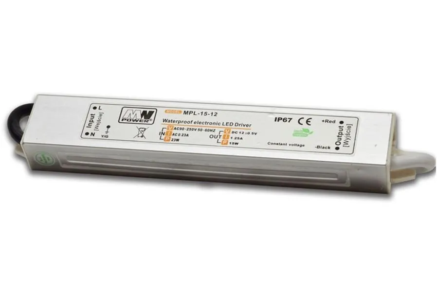 Zasilacz LED 15W - MPL-15-12 - 1.25A - 12V 15W SY