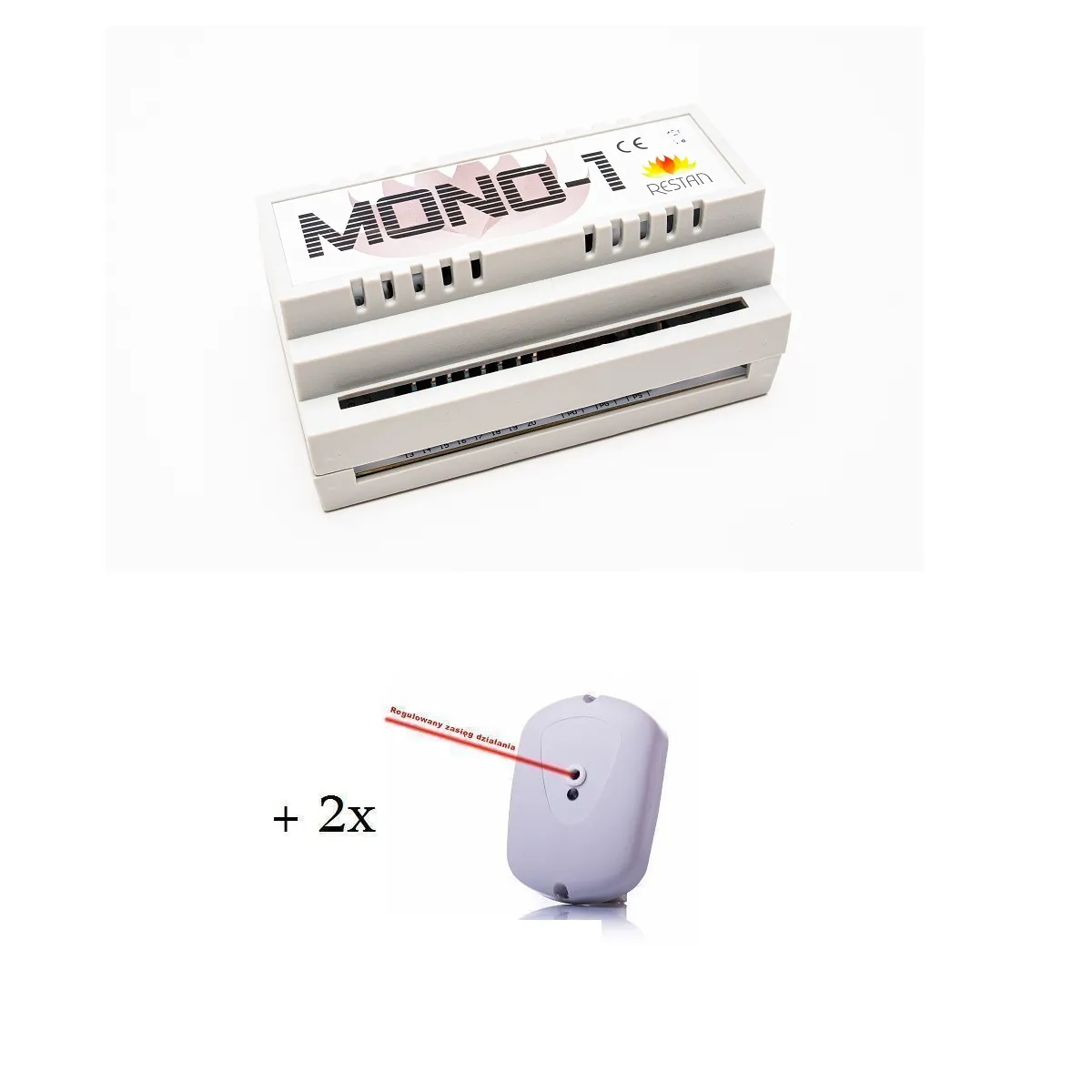 11-15 schodów - Zestaw do oświetlenia schodów sterownik + czujniki