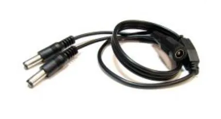 Rozdzielacz - DC 2,1 x 5,5 (mm)- 1 x gniazdo / 2 x wtyczka