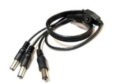 Rozdzielacz - DC 2,1 x 5,5 (mm)- 1 x gniazdo / 3 x wtyczka