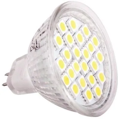 Żarówka led  MR16 4,5W 24SMD5050 SMART biały ciepły
