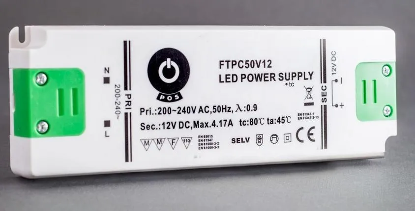 Zasilacz 50W -  FTPC wewnętrzny - 12V