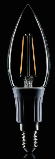 Żarówka LED - Filament - E14 - 230V - 2W - biała ciepła LE