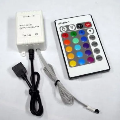 LA1 RGB LED KONTROLER TAŚMA SMD STEROWNIK + PILOT
