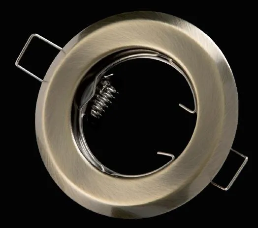 Oprawa okrągła stała, tłoczona - patyna