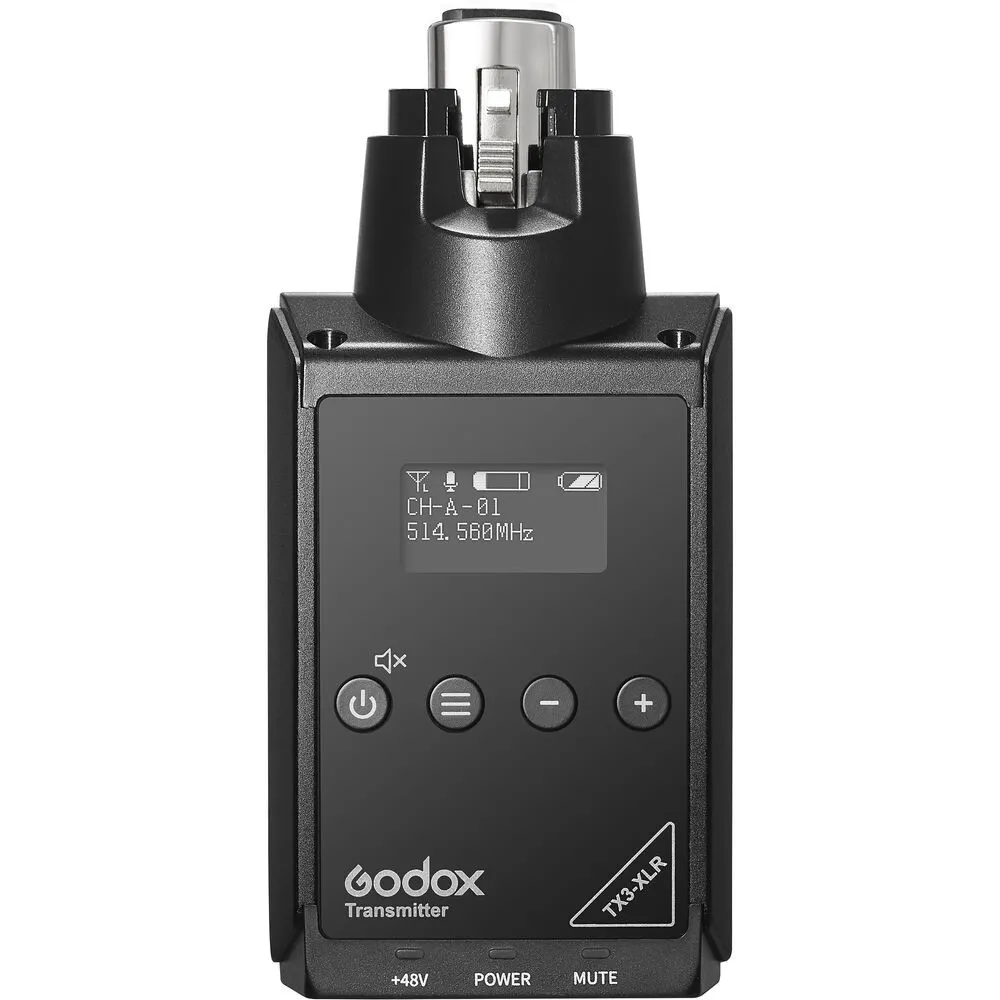 Nadajnik bezprzewodowy Godox TX3-XLR Plug-On do WmicS1