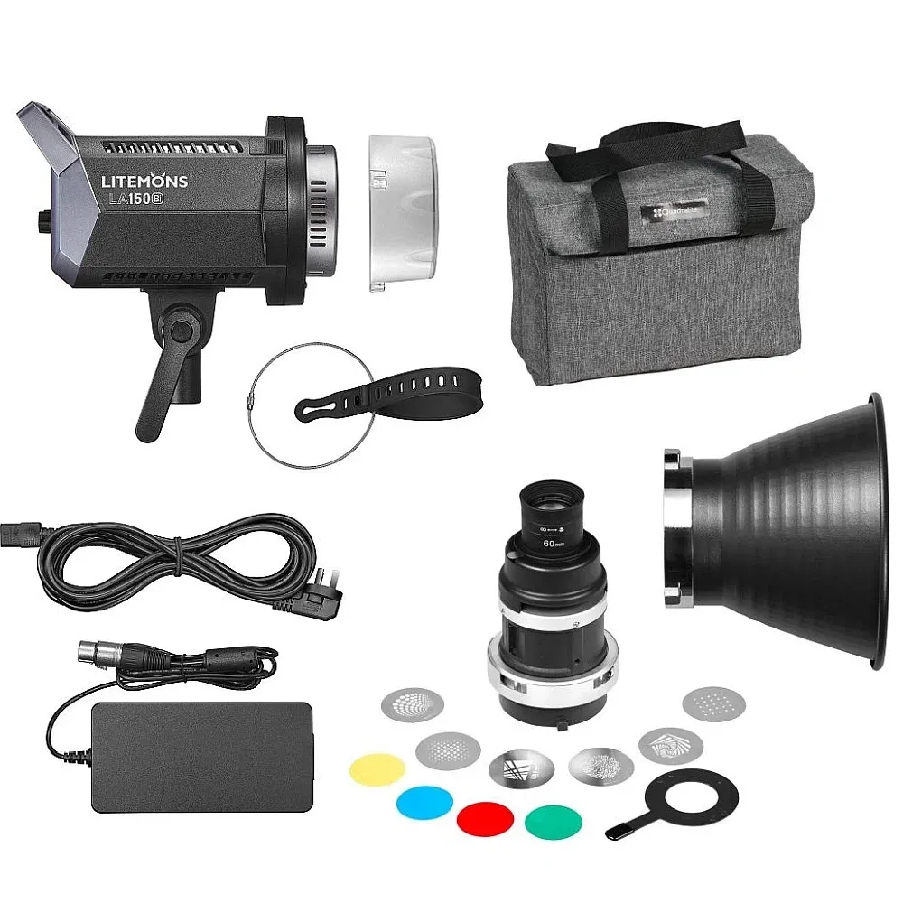 Zestaw Godox Litemons LA150Bi LED + Snoot optyczny