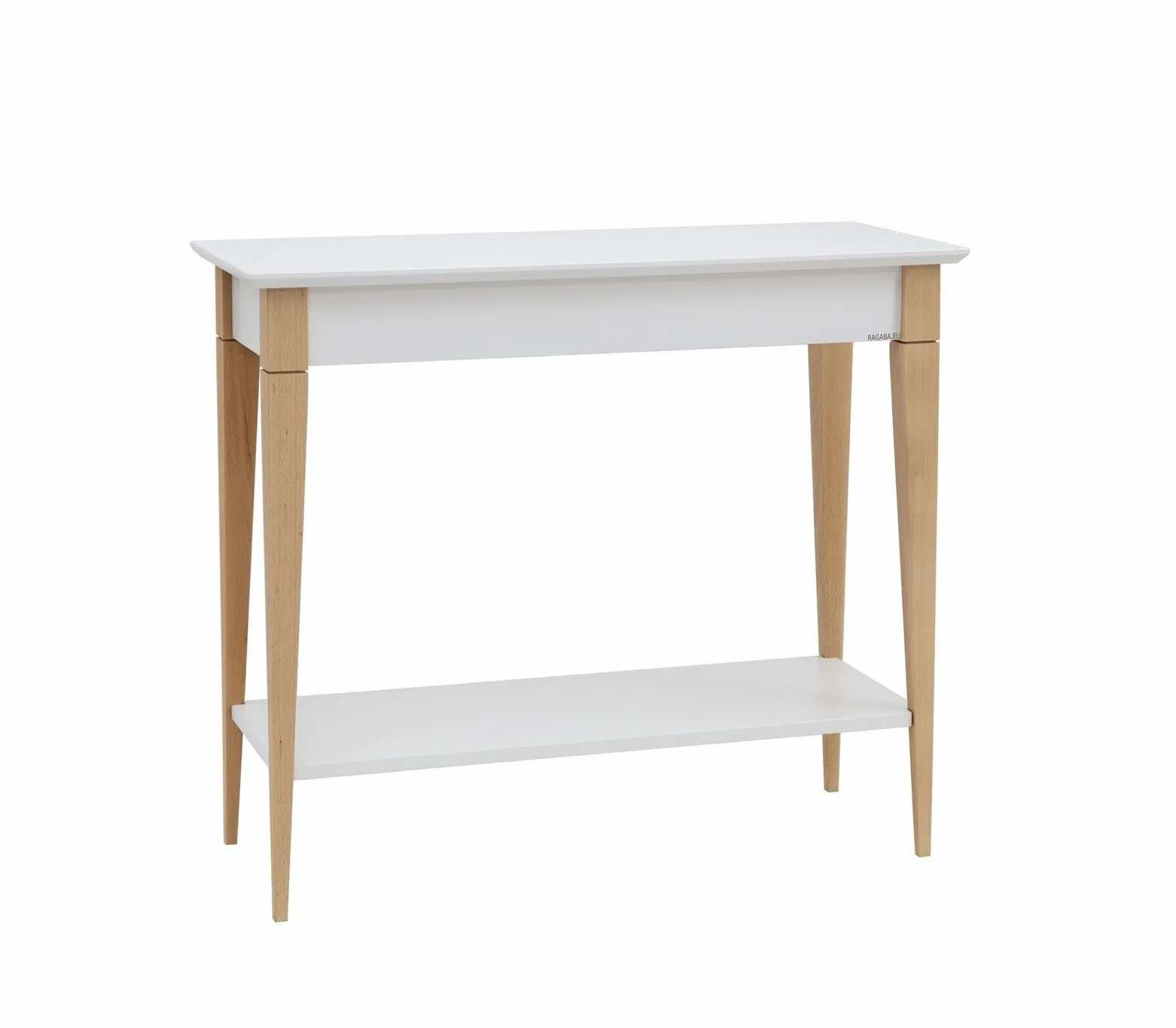 Konsola MIMO z Półką 85x35cm - Biała