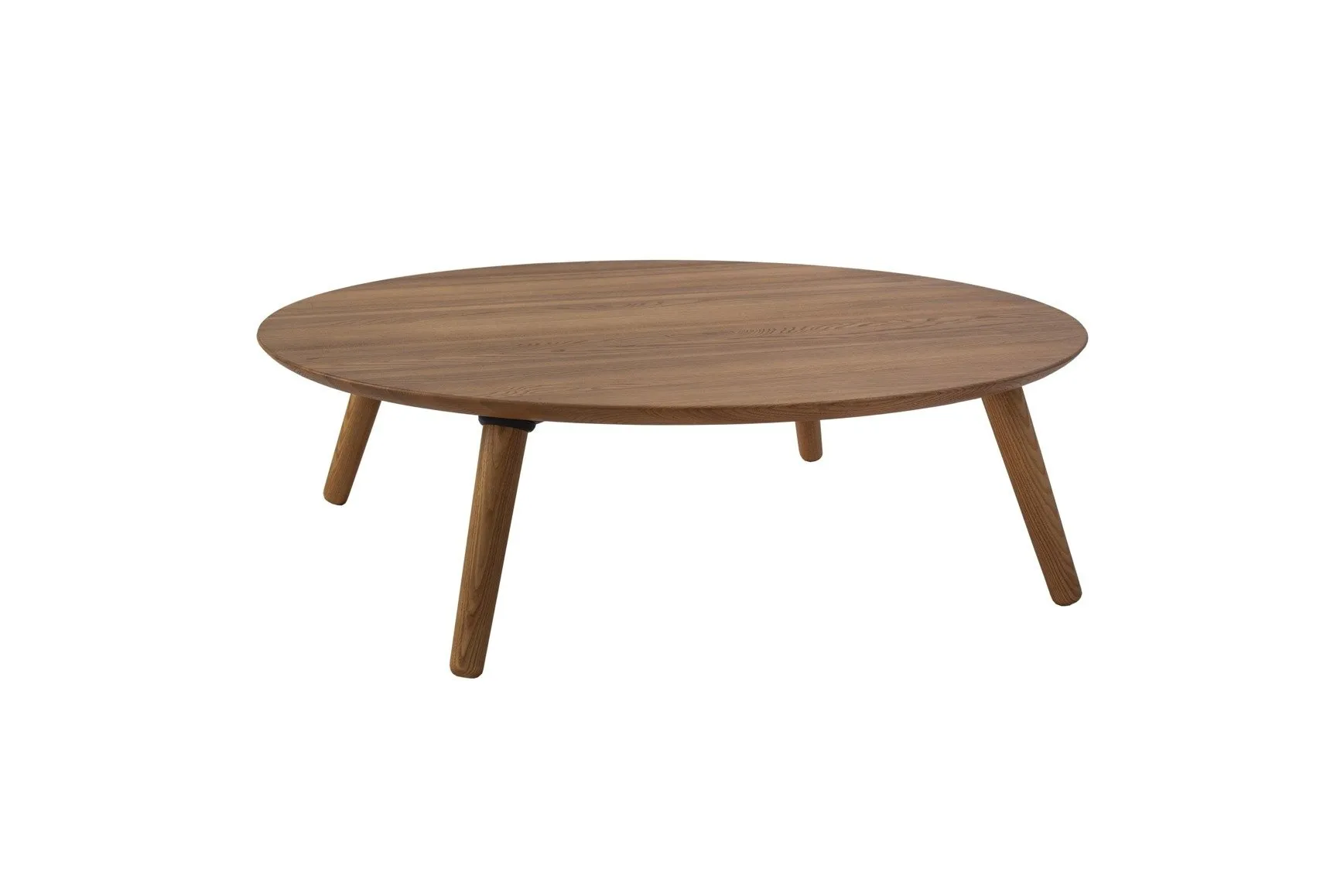 Stolik Kawowy Contrast SLICE 100x100x31cm - Okrągły / Dąb