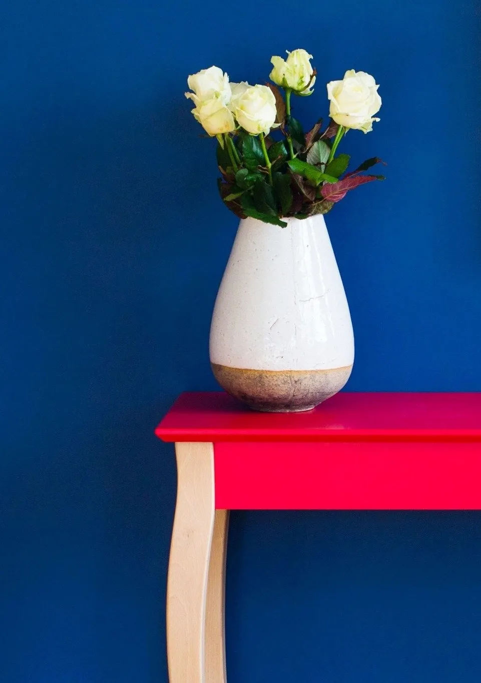 Konsola Meblowa LILLO 85x35cm Granatowa