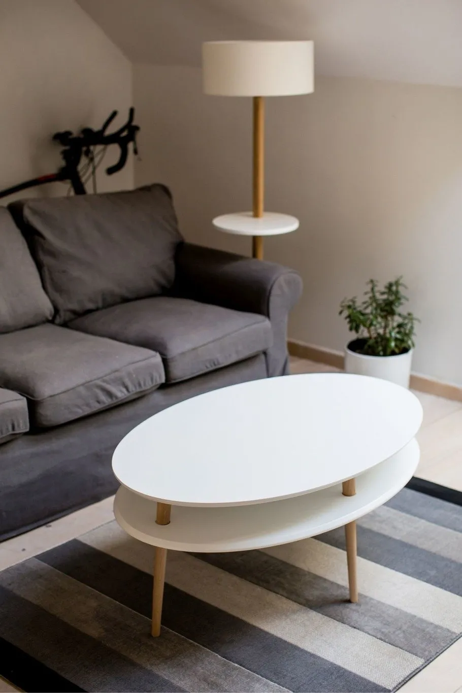 Stolik Kawowy OVO HIGH 110x70cm - Zielony Butelkowy