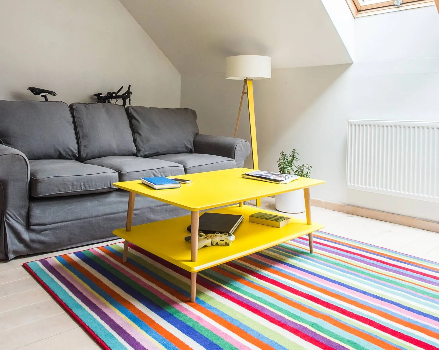 Stolik Ława Kawowa KORO LOW 110x70cm - Czerwony