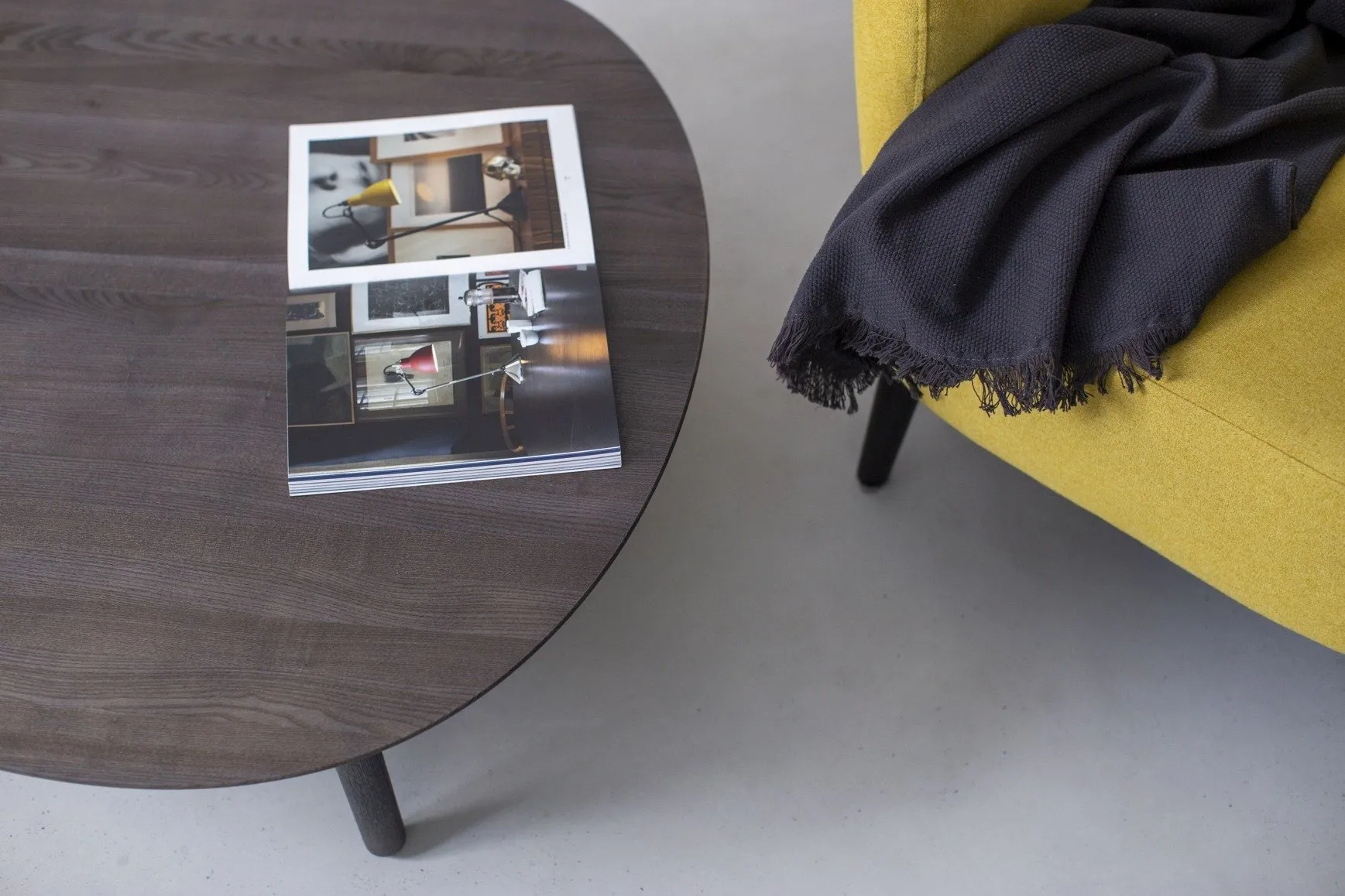 Stolik Kawowy Contrast PICK 103x97x31cm - Szary