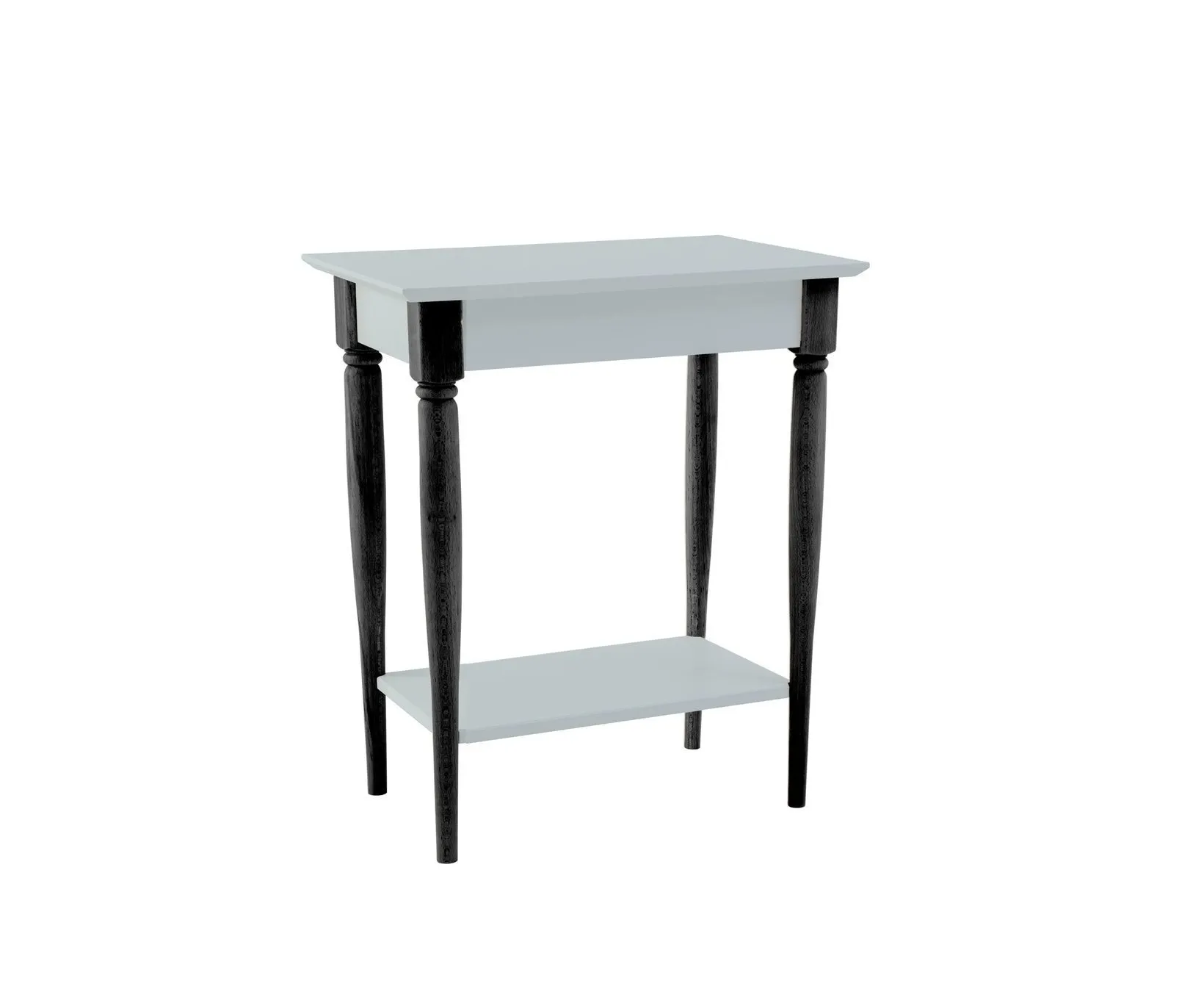 Stolik Typu Konsola MAMO 65x35cm Jasnoszara Czarne Nogi