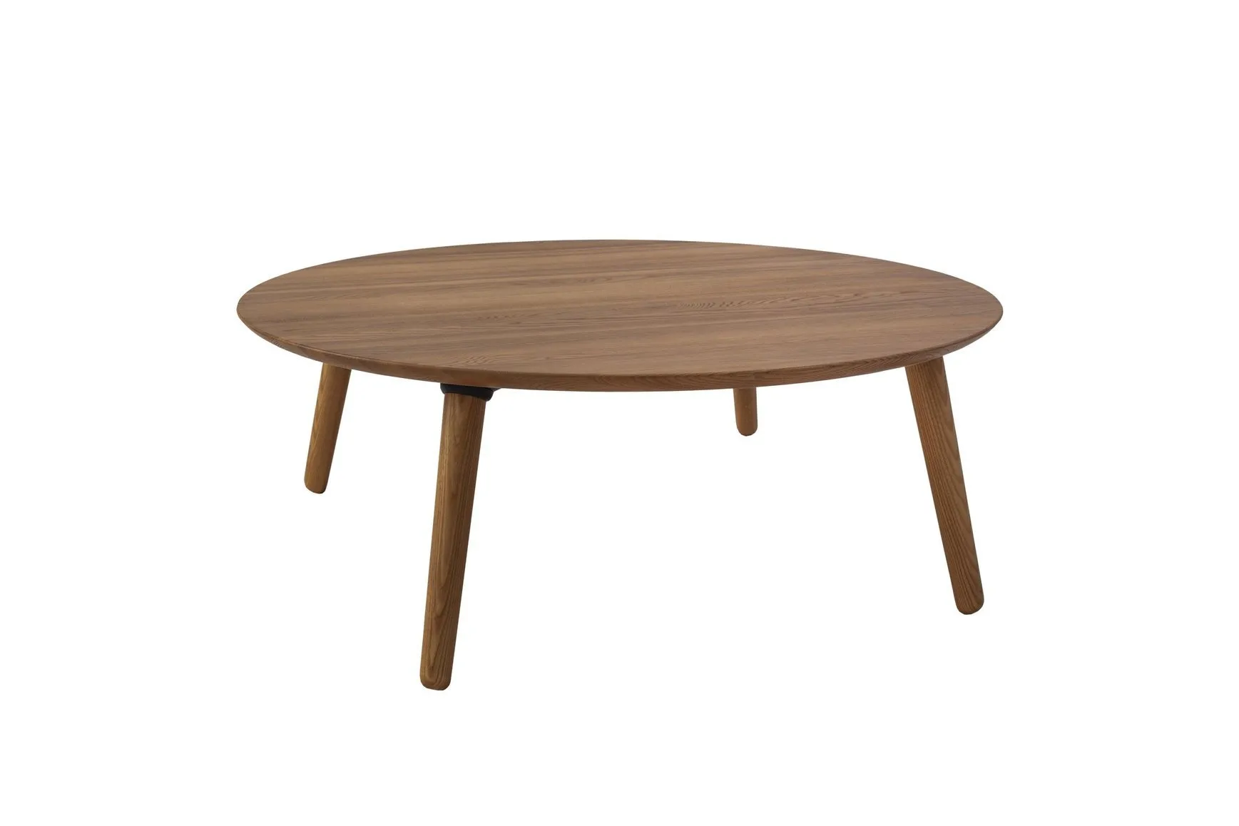 Okrągły Stolik Kawowy Contrast SLICE 100x45cm Dąb