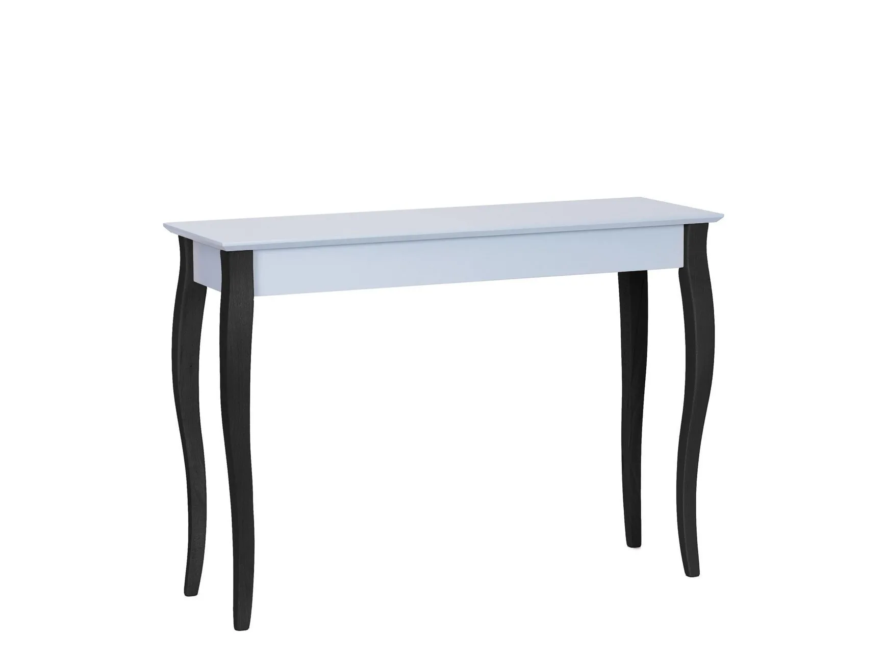 Konsola LILLO 105x35cm Czarne Nogi / Jasnoszara