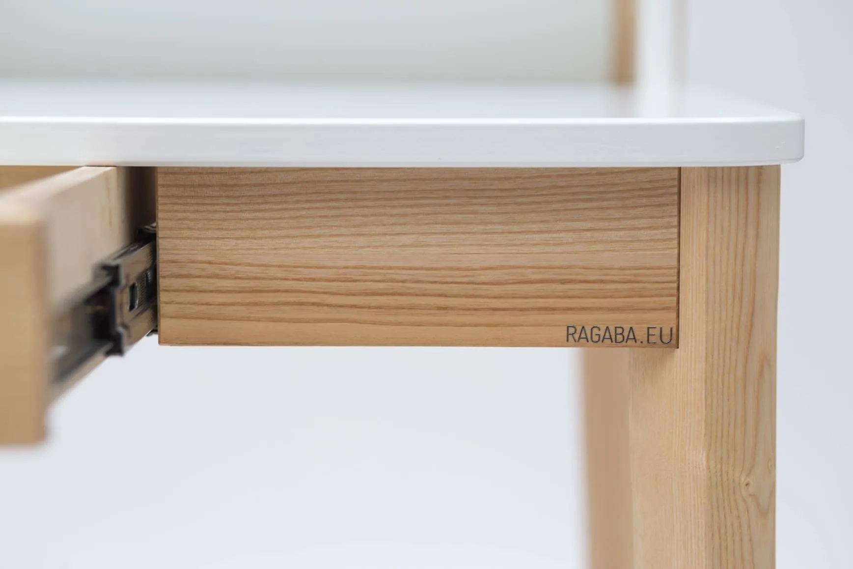 Biurko ASHME Jesionowe 110x56x75cm – Bobrza Glina