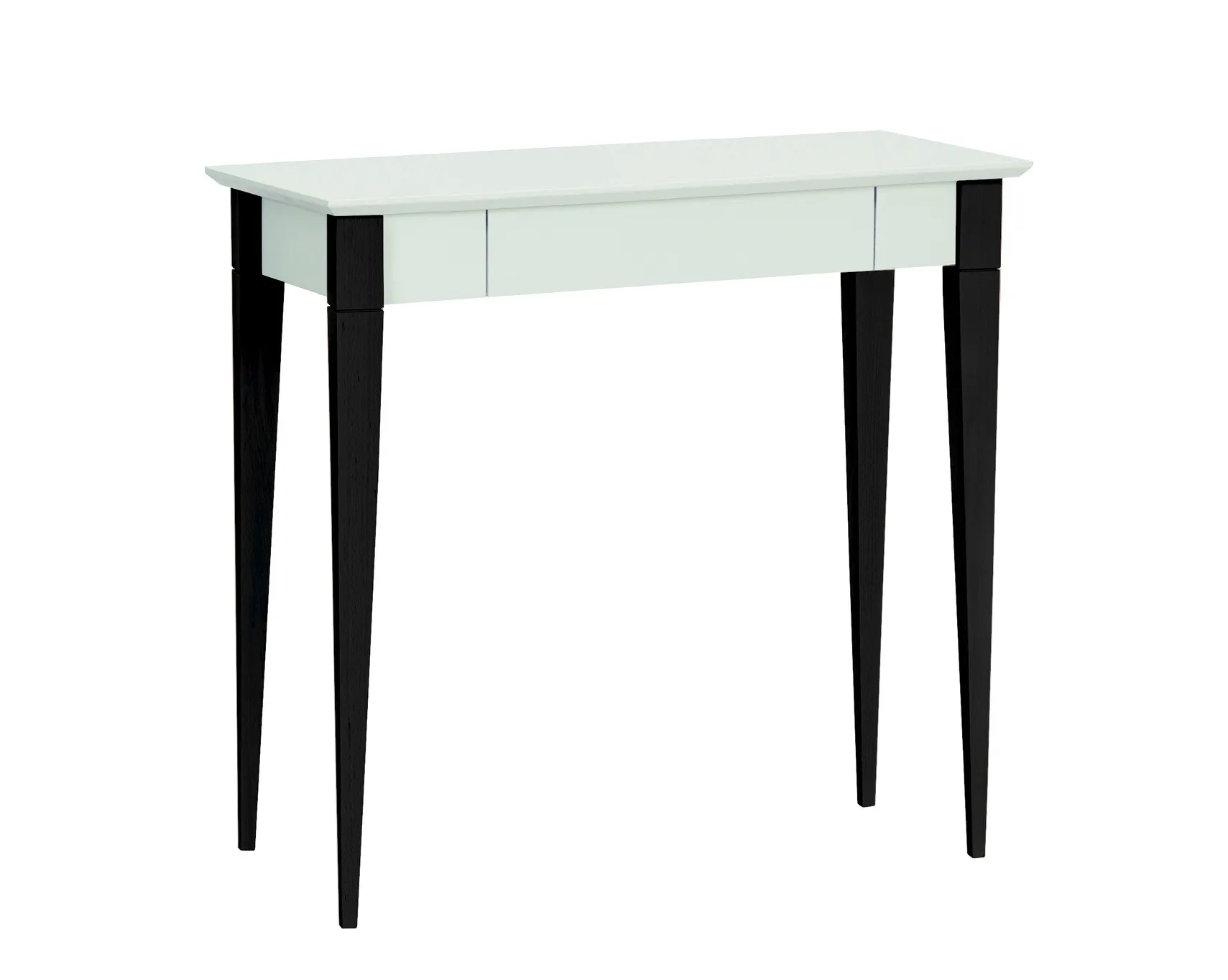 Biurko MIMO z Szufladą 85x40cm Czarne Nogi Ulotny Miętowy