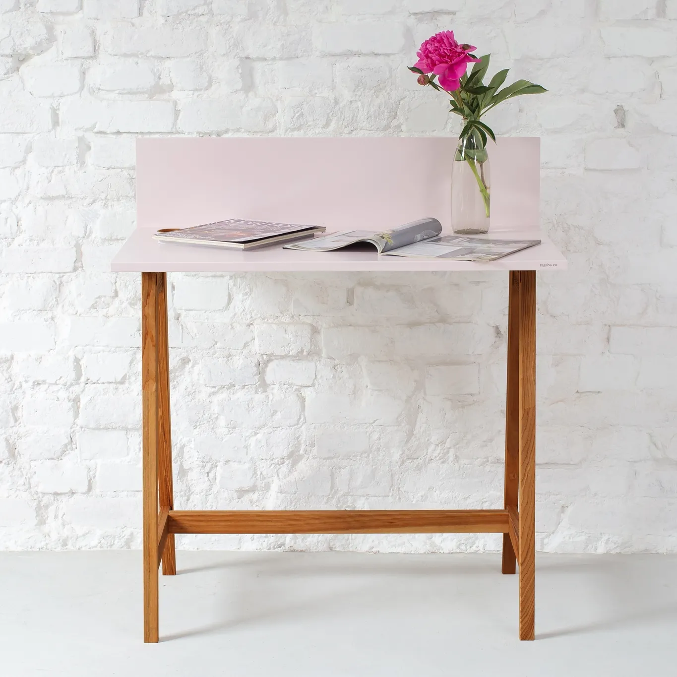 Biurko LUKA 110x50cm Dąb Zielony Butelkowy